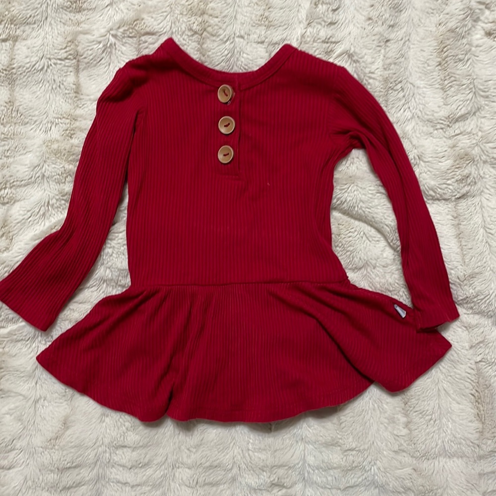 Posh Peanut ribbed twirl body suit